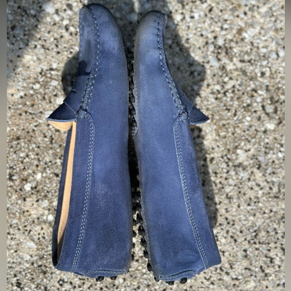 Tod's Blue Suede Gommino driving Loafers - Picture 5 of 14